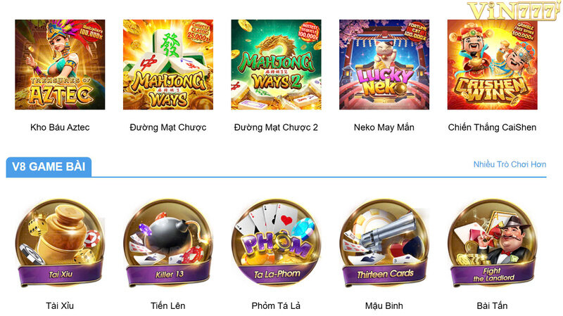 Người chơi sẽ được trải nghiệm kho game đồ sộ và đa dạng