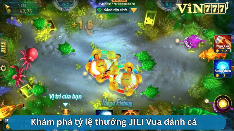 Khám phá tỷ lệ thưởng JILI Vua đánh cá