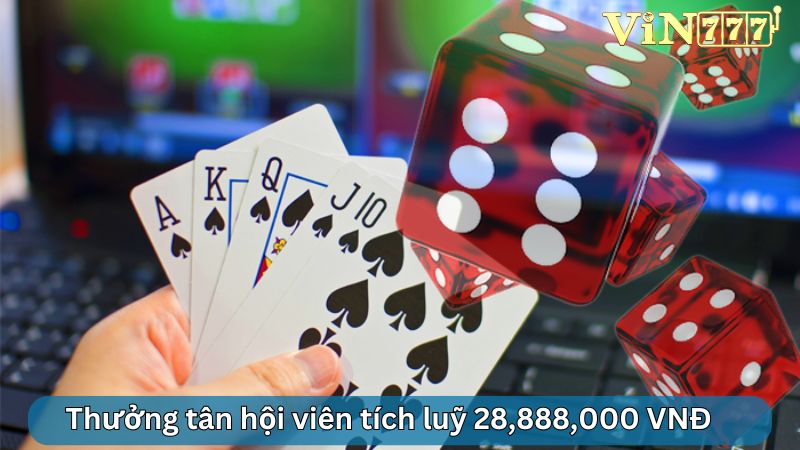 Nhận thưởng tân hội viên tích lũy lên đến 28,888,000 VNĐ