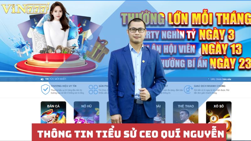 Thông tin tiểu sử CEO Quí nguyễn 