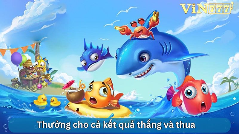 Thưởng cho kết quả thắng và thua khi cá cược tại VIN777