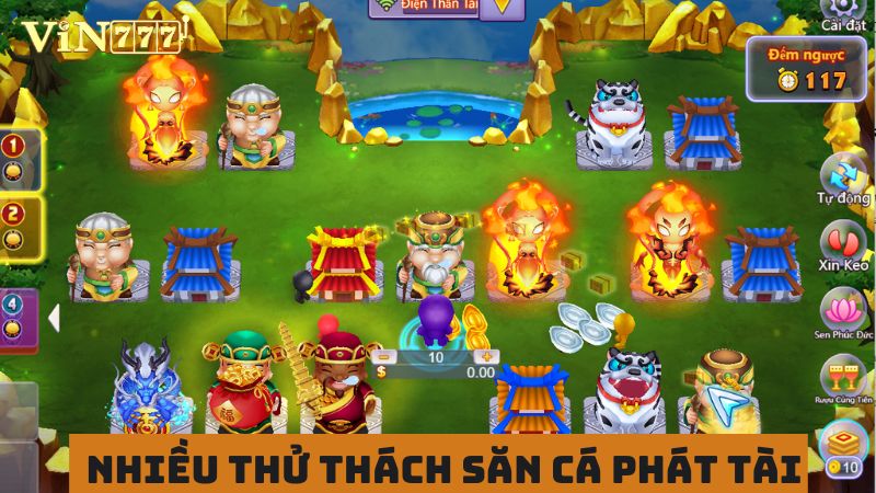 Trải nghiệm thử thách rinh thưởng hấp dẫn 